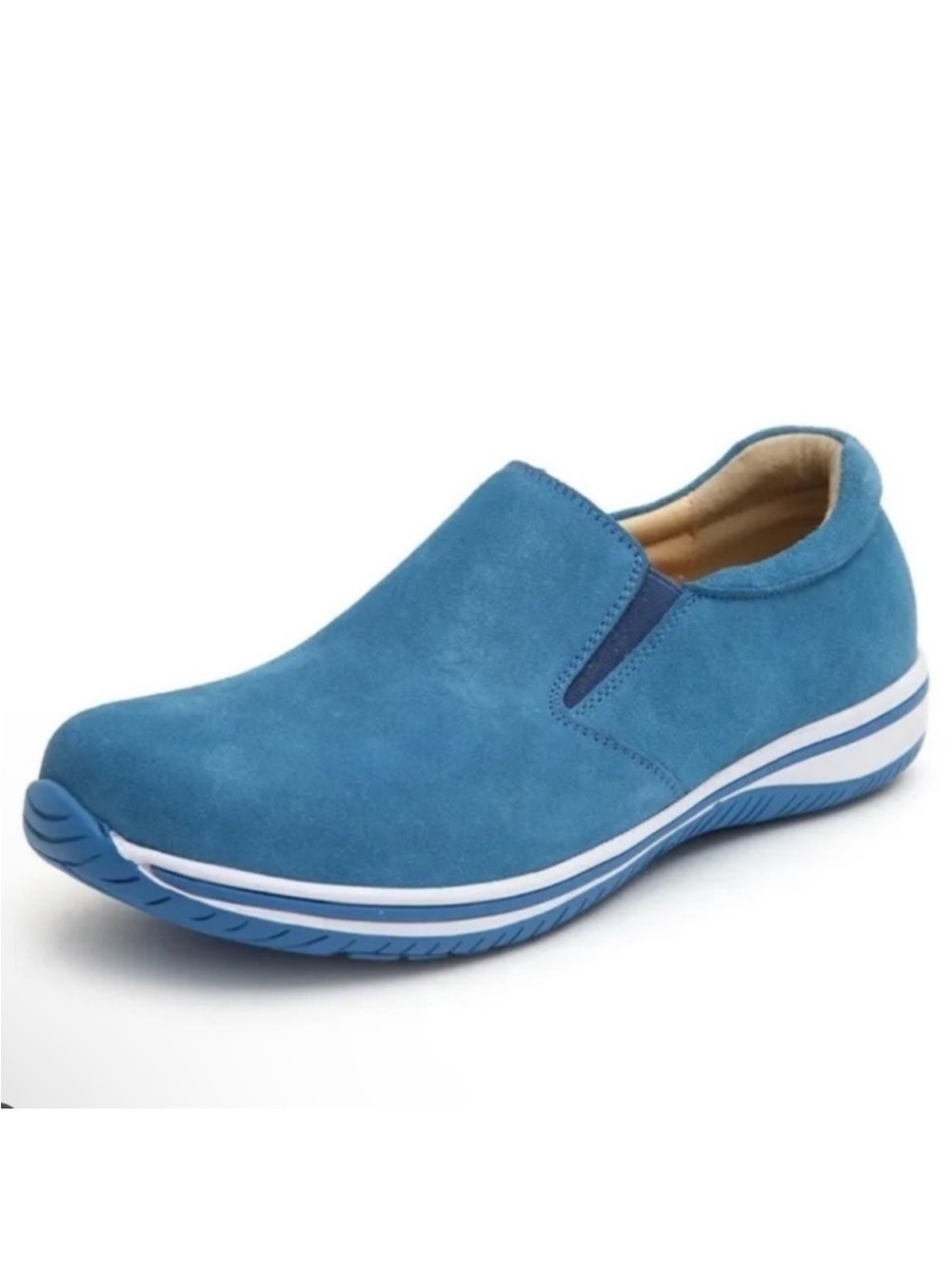 Alegria Men's Aaron Suede Slip On Shoes Size 43 / 9.5
